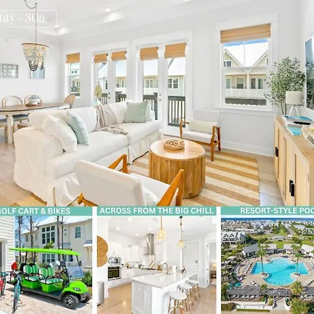 Watersound Escape By Stay On 30A- Pool, Bikes, Golf Cart
